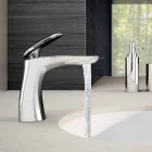 Waschtischmischer aus Chrom, hergestellt in Italien - Filipo Viadurini