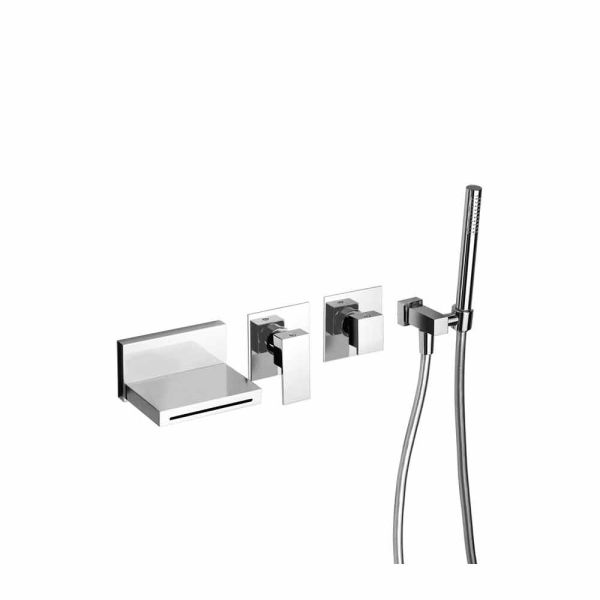 Made in italy design eingebauter badewannenmischer - panela