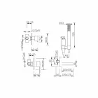 Made in Italy Design Eingebauter Badewannenmischer - Bibo Viadurini