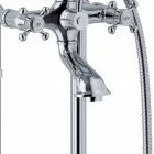 Classic Design Bodenbadewannenmischer aus Messing Made in Italy - Lisca Viadurini