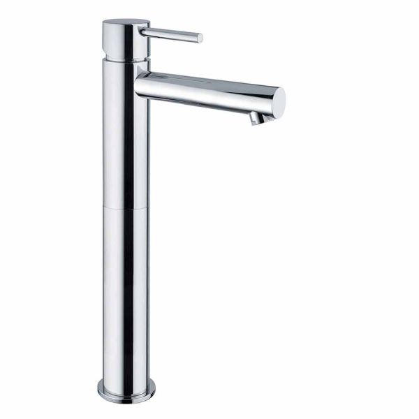 Erweiterter messing-waschtischmischer ohne abfluss made in italy - ermia