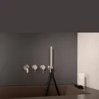 Unterputz-Wannenmischer aus Edelstahl AISI 316L - Krallen Viadurini