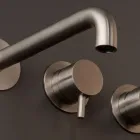 Unterputz-Wannenmischer aus Edelstahl AISI 316L - Krallen Viadurini