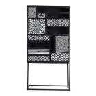 Ethnischer Mosaikschrank 4 Türen 6 Schubladen aus Mangoholz - Vanitoso Viadurini