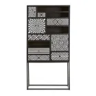 Ethnischer Mosaikschrank 4 Türen 6 Schubladen aus Mangoholz - Vanitoso Viadurini