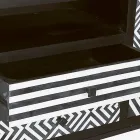 Ethnischer Mosaikschrank 4 Türen 6 Schubladen aus Mangoholz - Vanitoso Viadurini