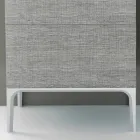 Badezimmerschrank mit integriertem Waschbecken in Ambra ecolegno, hergestellt in Italien Viadurini