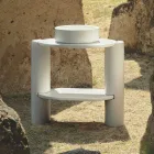 Badezimmerschrank aus Keramik in verschiedenen Farben Made in Italy - Mädchen Viadurini