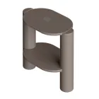 Badezimmerschrank aus Keramik in verschiedenen Farben Made in Italy - Mädchen Viadurini