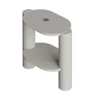 Badezimmerschrank aus Keramik in verschiedenen Farben Made in Italy - Mädchen Viadurini