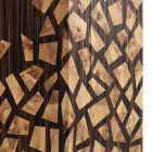 Design Barmöbel mit 2 Türen Grilli Zarafa in Italien hergestellt, aus Ebenholz Viadurini