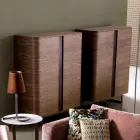 Design Barmöbel aus Massivholz mit 2 Türen Grilli York in Italien hergestellt  Viadurini