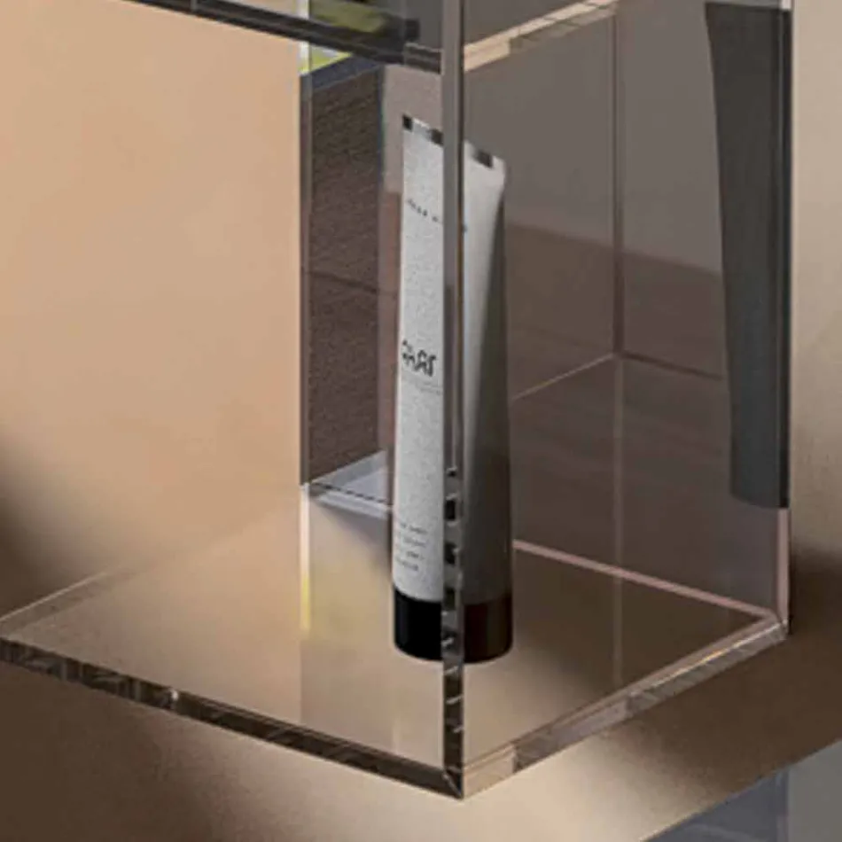 Modernes Design 3-Fach-Speichereinheit, L180xH900 mm, Adelia Viadurini