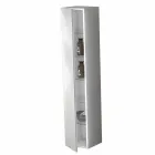 Säule Badezimmermöbel 6 Regale mit Tür in 4 Ausführungen - Antanta Viadurini