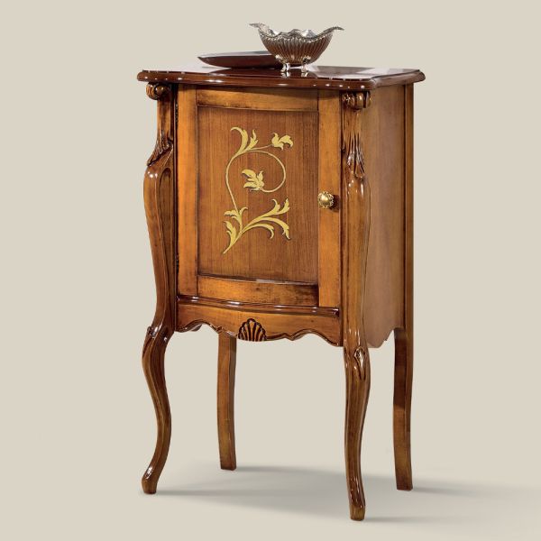 Klassische wohnzimmermöbel mit 1 glas- oder holztür made in italy - london