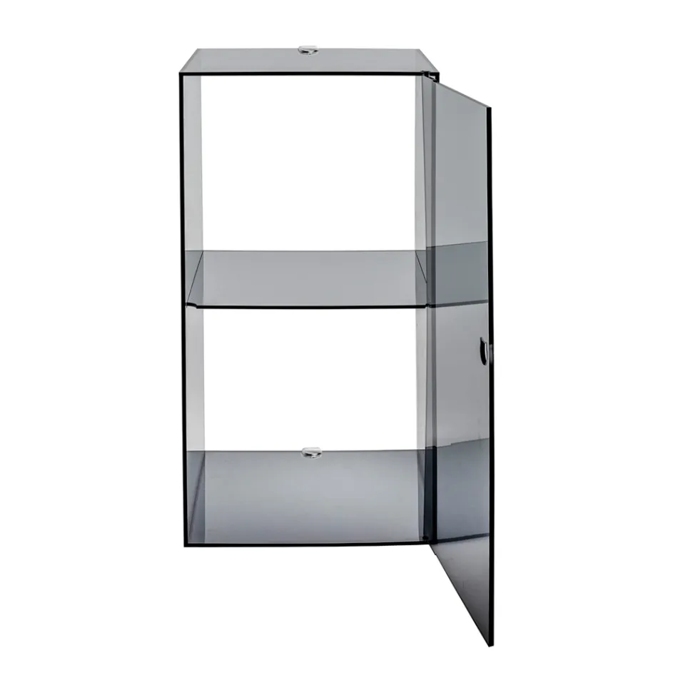 Wandmontierter Badezimmerschrank aus Plexiglas in 4 Farben, hergestellt in Italien - Ligea Viadurini