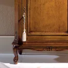 Klassischer Telefonhalter aus Holz mit Tür Made in Italy - Richard Viadurini