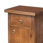 Patinierter Telefonschrank aus Walnussholz, hergestellt in Italien – Atunis Viadurini