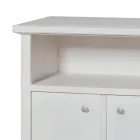 TV-Ständer mit offenem Fach und 2 Türen Made in Italy - Alpan Viadurini