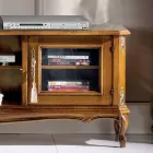 Wohnzimmer-TV-Schrank aus Bassano-Walnussholz Made in Italy - Richard Viadurini