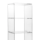 Vitrine aus transparentem Plexiglas im italienischen Design mit 4 Regalen - Raganella Viadurini
