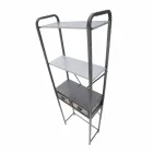 Industrieller Badezimmerschrank aus Eisen im modernen Design - Pome Viadurini