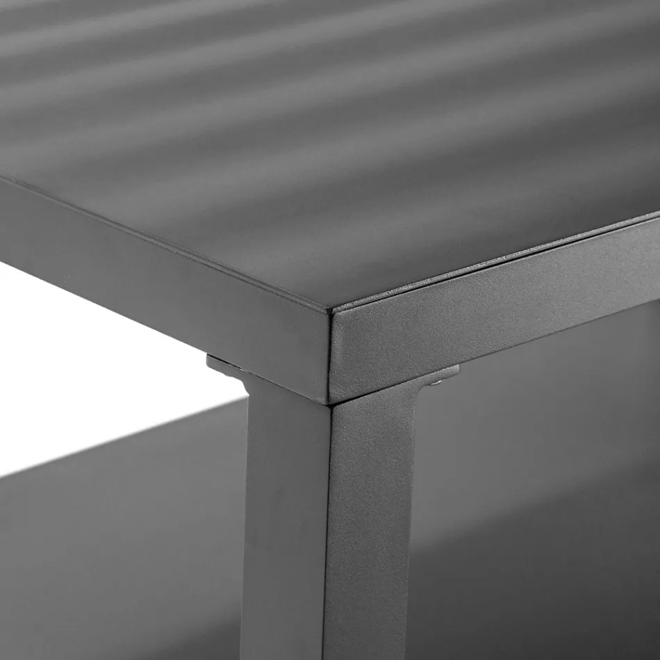 Outdoor-Schrank aus Aluminium mit 2 Türen - Kamera Viadurini