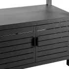 Outdoor-Schrank aus Aluminium mit 2 Türen - Kamera Viadurini