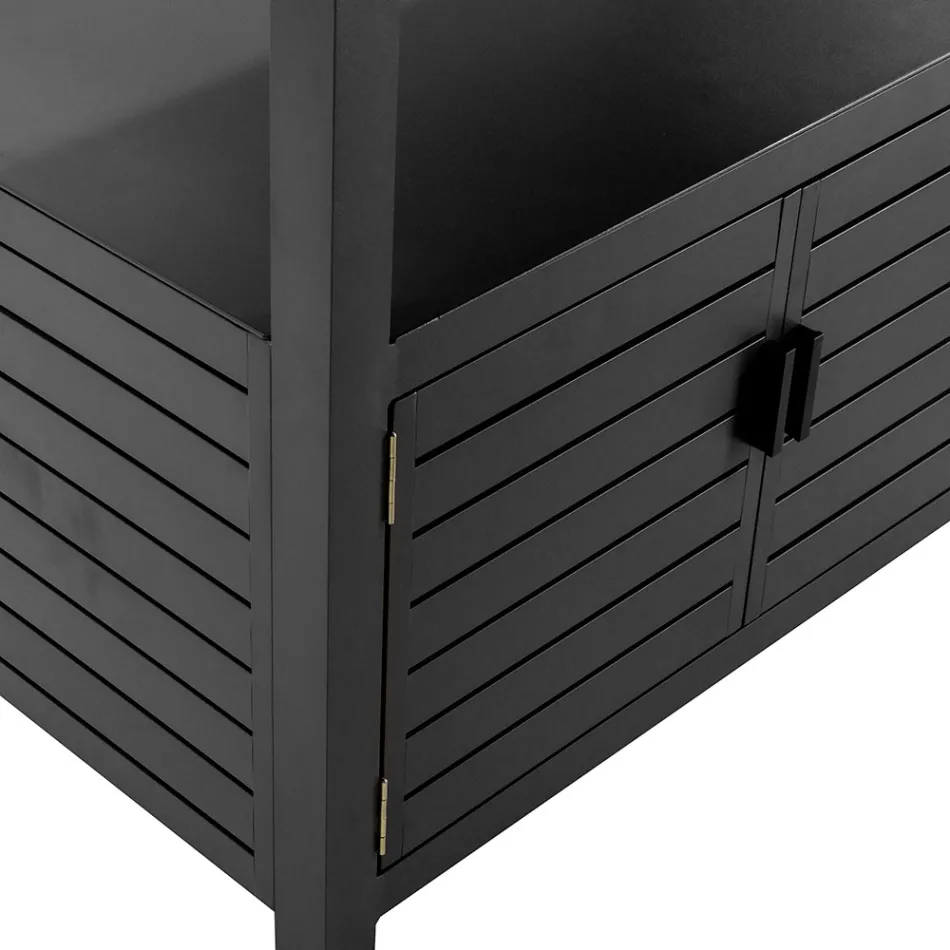 Outdoor-Schrank aus Aluminium mit 2 Türen - Kamera Viadurini