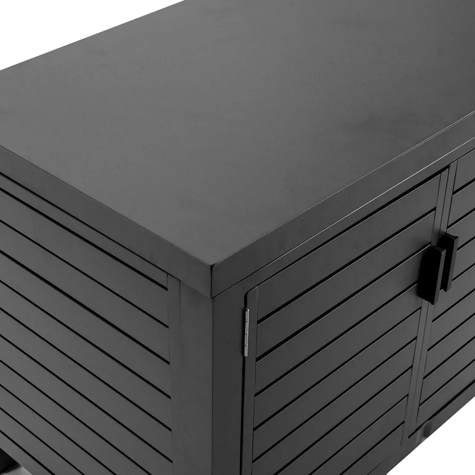 Outdoor-Schrank aus Aluminium mit verschiedenen Oberflächen - Kamera Viadurini