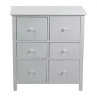 Indoor-Schrank aus Holz mit 6 Schubladen - Qualle Viadurini