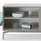 My Home Mirage Design Sideboard aus lackiertem MDF H71xL210cm hergestellt in Italien Viadurini