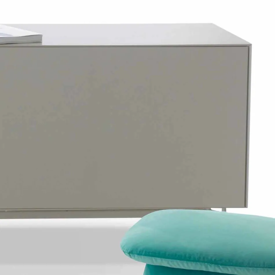 My Home Mirage Design Sideboard aus lackiertem MDF H71xL210cm hergestellt in Italien Viadurini
