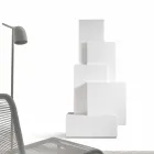 My Home Tetris Mobil Wohnzimmer Turm Design MDF H196cm made in Italy Viadurini