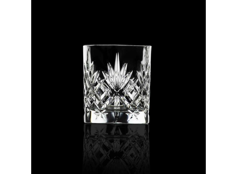 Old Fashioned Tumbler Low Cocktail Gläser 12 Stück Kristall - Cantabile Viadurini
