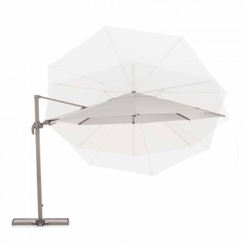 Regenschirmdurchmesser 3,5 m aus Polyester mit Aluminiumstange - Linfa
