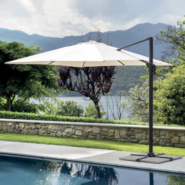 Polyester-regenschirm mit griff und seitenstange - nexa
