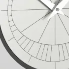 Uhr mit Reliefrahmen und Polypropylen mit verschiedenen Farben - Lunarium Viadurini