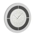 Uhr mit Reliefrahmen und Polypropylen mit verschiedenen Farben - Lunarium Viadurini