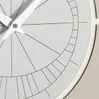 Uhr mit Reliefrahmen und Polypropylen mit verschiedenen Farben - Lunarium Viadurini