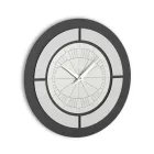 Uhr mit Reliefrahmen und Polypropylen mit verschiedenen Farben - Lunarium Viadurini