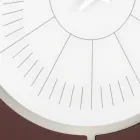 Wanduhr aus Methacrylat und Leinenrahmen Made in Italy - Battito Viadurini