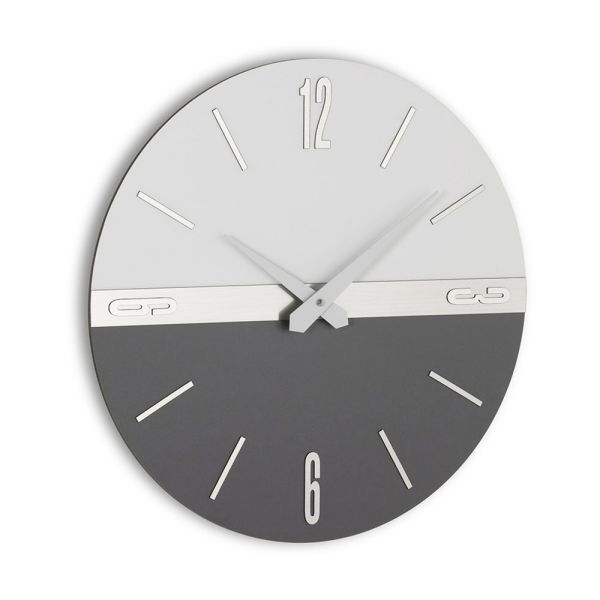 Wanduhr aus halbdichtem, expandiertem pvc made in italy - ritmo