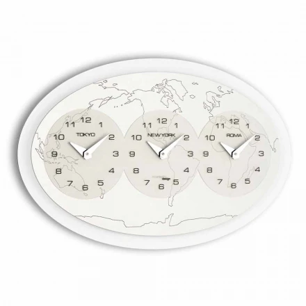 Moderne Wanduhr Zed Big Viadurini