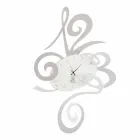 Wanduhr aus schwarzem Eisen, Aluminium oder Rot Made in Italy - Rosbif Viadurini