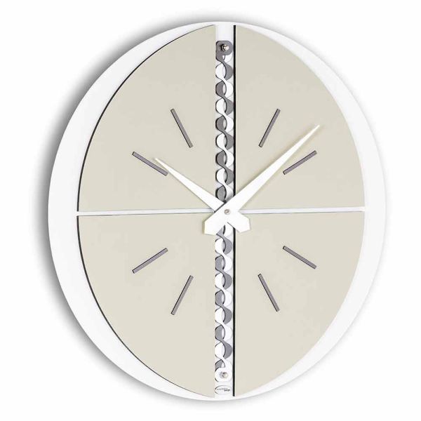 Runde wanduhr made in italy modernes design - elisio