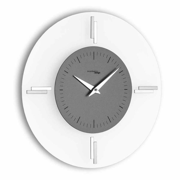 Runde wanduhr aus aluminium made in italy modernes design - syrien