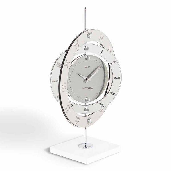 Moderne tischuhr pluto, made in italy