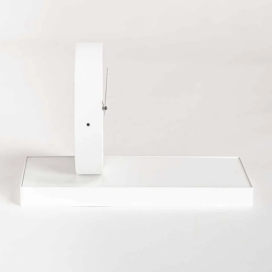 Drehtischuhr mit Stahlspiegel Made in Italy - Verdienstvoll Viadurini