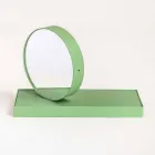 Drehtischuhr mit Stahlspiegel Made in Italy - Verdienstvoll Viadurini